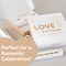 6PCS White Heart Confetti Cannons – Biodegradable Party Poppers for Wedding & Valentine’s